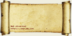 Andjelina Ivanić vizit kartica